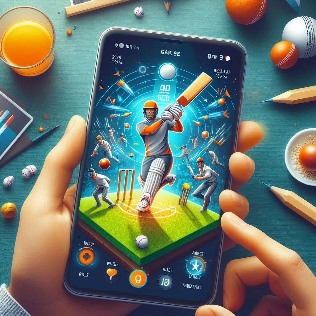 Fantasy Cricket App Mockup